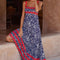 Printed Square Neck Wide Strap Maxi Dress