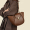 PU Leather Shoulder Bag with Pouch