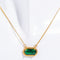 Copper 14K Gold-Plated Pendant Necklace