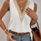 Full Size Lace Detail V-Neck Tank